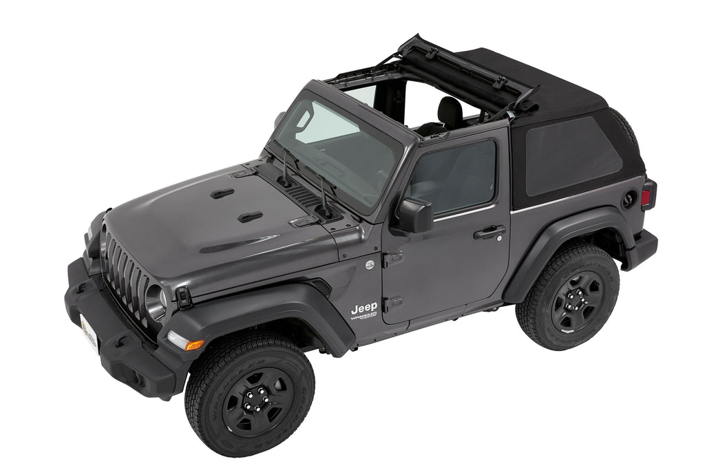 Trektop Slantback Soft Top For Jeep 2018-Current Wrangler JL 2 Door Bestop