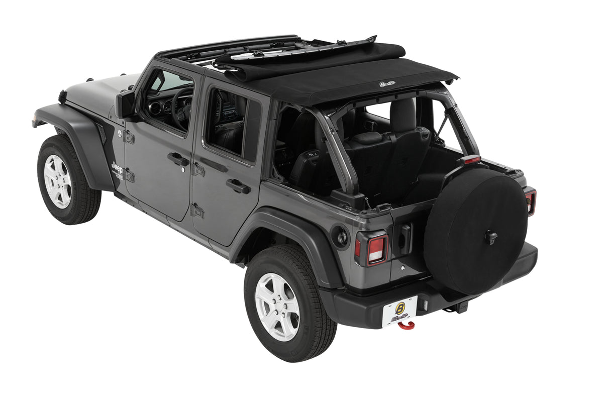 Trektop Slantback Soft Top For Jeep 2018-Current Wrangler JL 4 Door Bestop