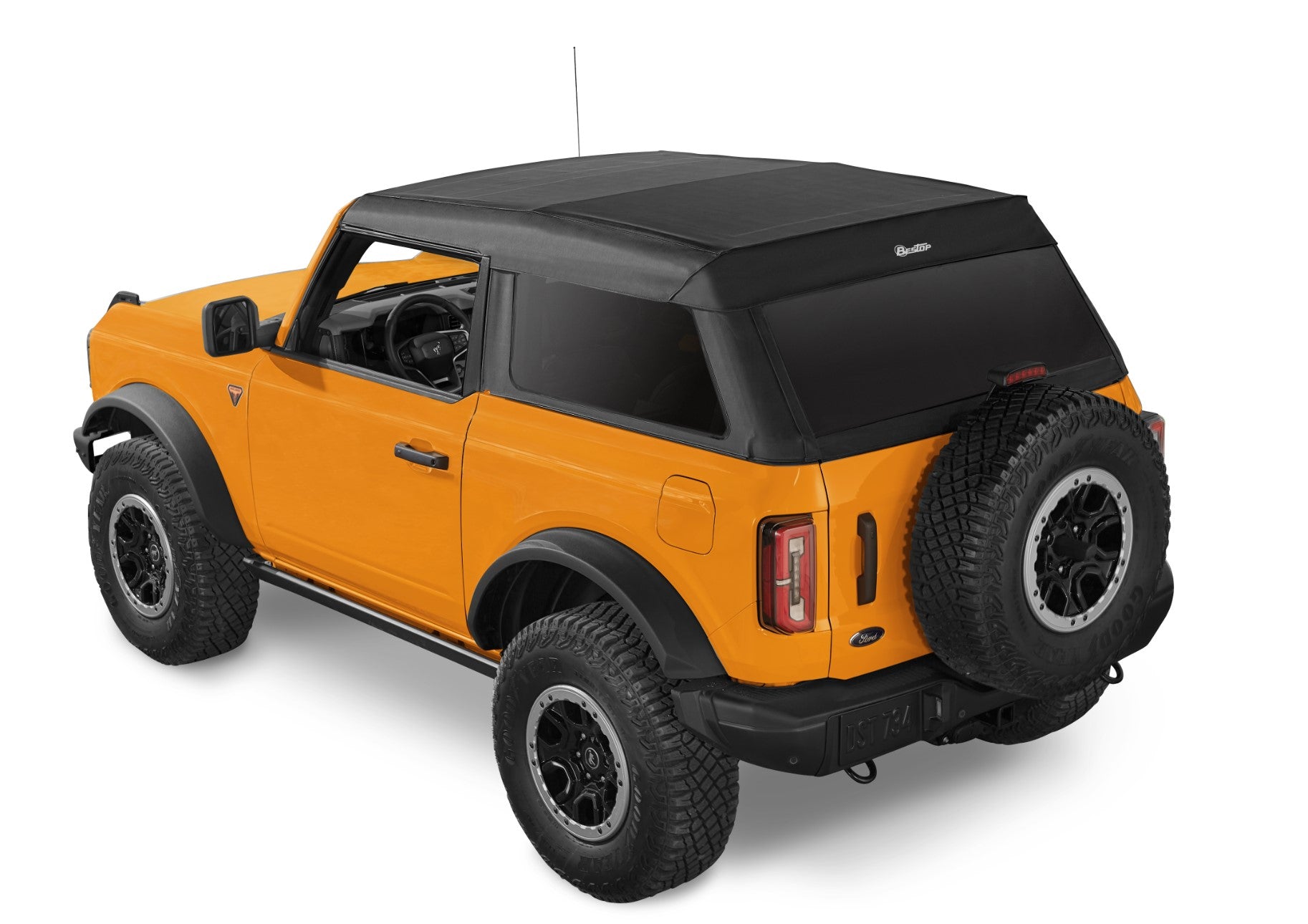 Trektop Slantback Soft Top For Ford 2021-2024 Bronco 2 Door No Raptor Bestop