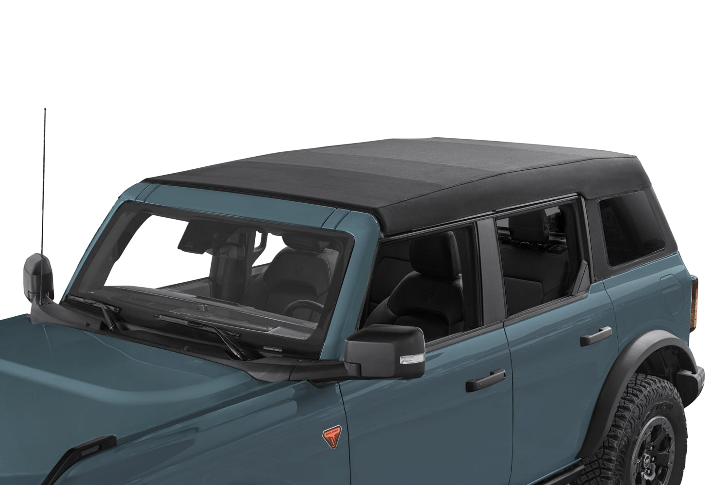 Trektop Slantback Soft Top For Ford 2021-2024 Bronco 4 Door No Raptor Premium Fabric Bestop