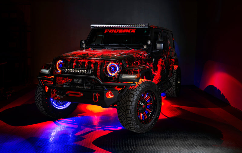 Oracle Oculus Bi-LED Projector Headlights for Jeep JL/Gladiator JT - w/ BC1 Controller