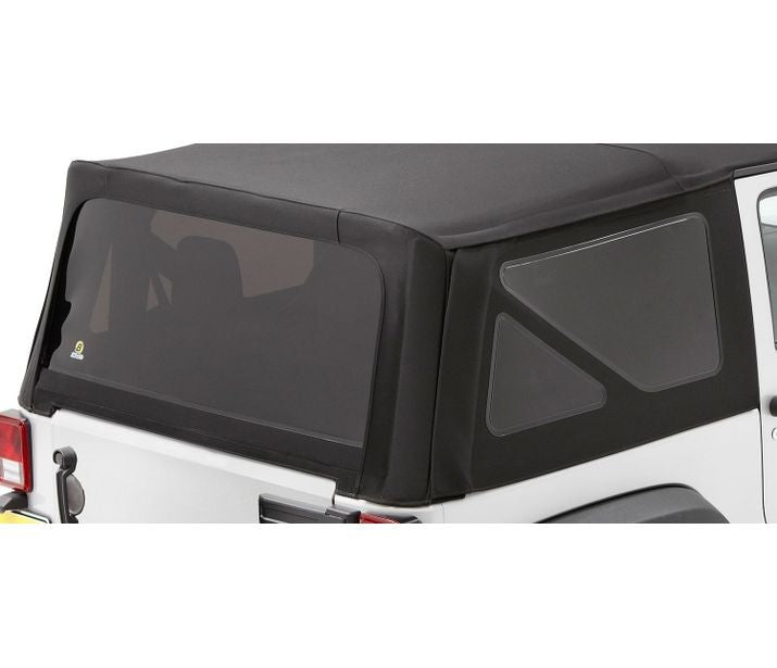 Window Replacement Set For Jeep 2011-2018 Wrangler JK Fits Sailcloth Replace-A-Top 79146, Supertop 54722, Factory Soft Top Bestop