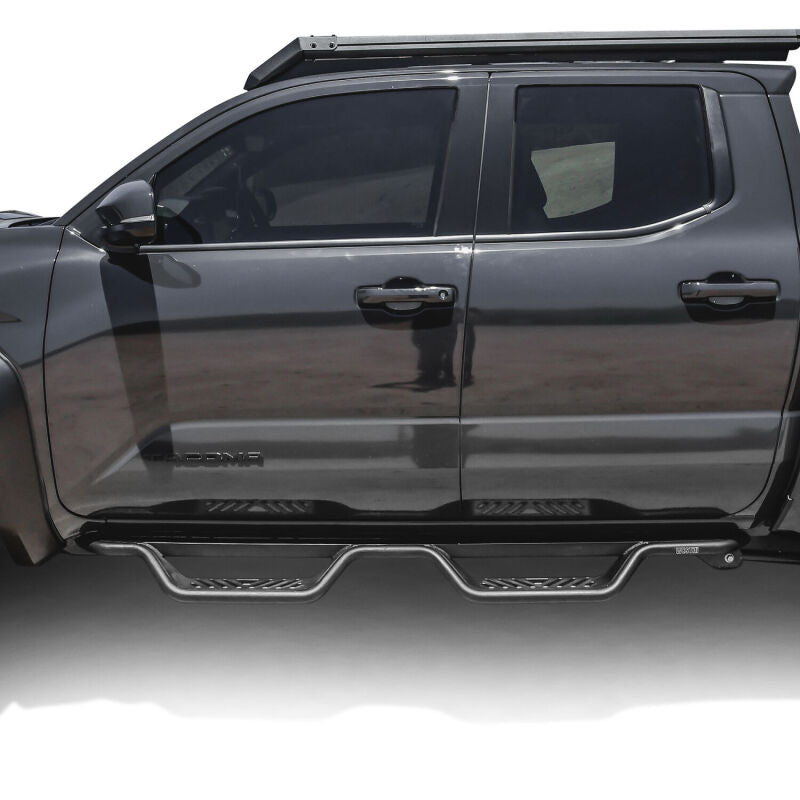 Westin 2024-2026 Toyota Tacoma Dbl Cab Outlaw Drop Nerf Step Bars - Textured Black