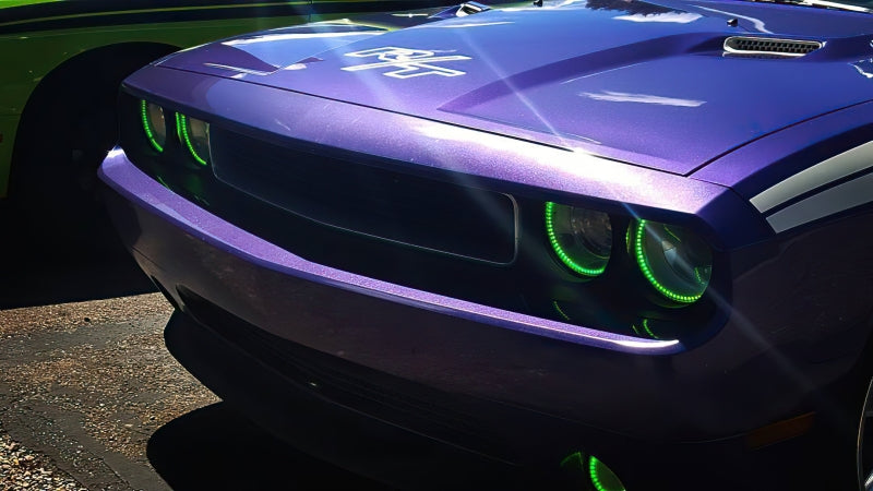 Oracle Dodge Challenger 08-14 Halo Kit (NonProjectorHL) - ColorSHIFT w/ Simple Controller