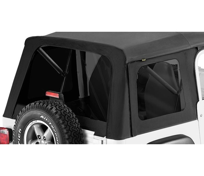 Window Replacement Set For Jeep 1997-2006 Wrangler TJ Fits Supertop Classic 51709, 51710, 51713, 54709, 54710, 54700, 54703, 54713 Bestop