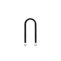 U-Bolt Round 0.625 Inch Diameter 4 Inch ID Width Incl. Nuts Skyjacker