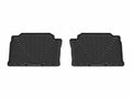 WeatherTech 24-26 Toyota Tacoma 2nd Row Rear All-Weather Floor Mats - Black