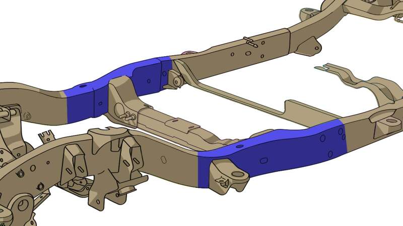 Rust Buster Front Center Frame Section Right Side