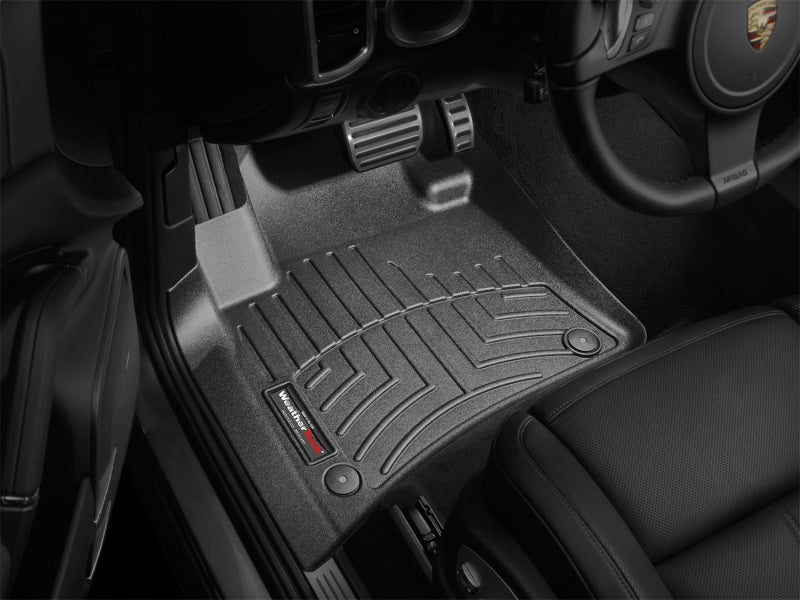 WeatherTech 11+ Porsche Cayenne Front FloorLiner - Black