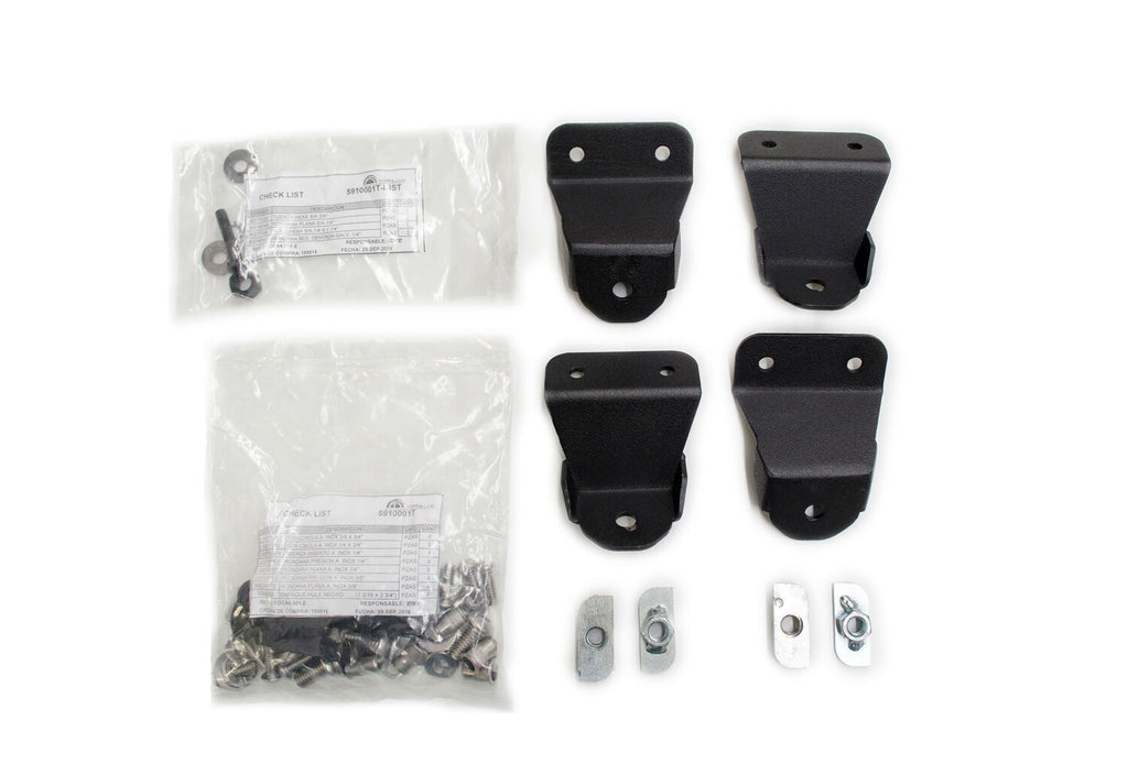 SRM Rack Mounting Kit Fixed Mount Textured Black Go Rhino