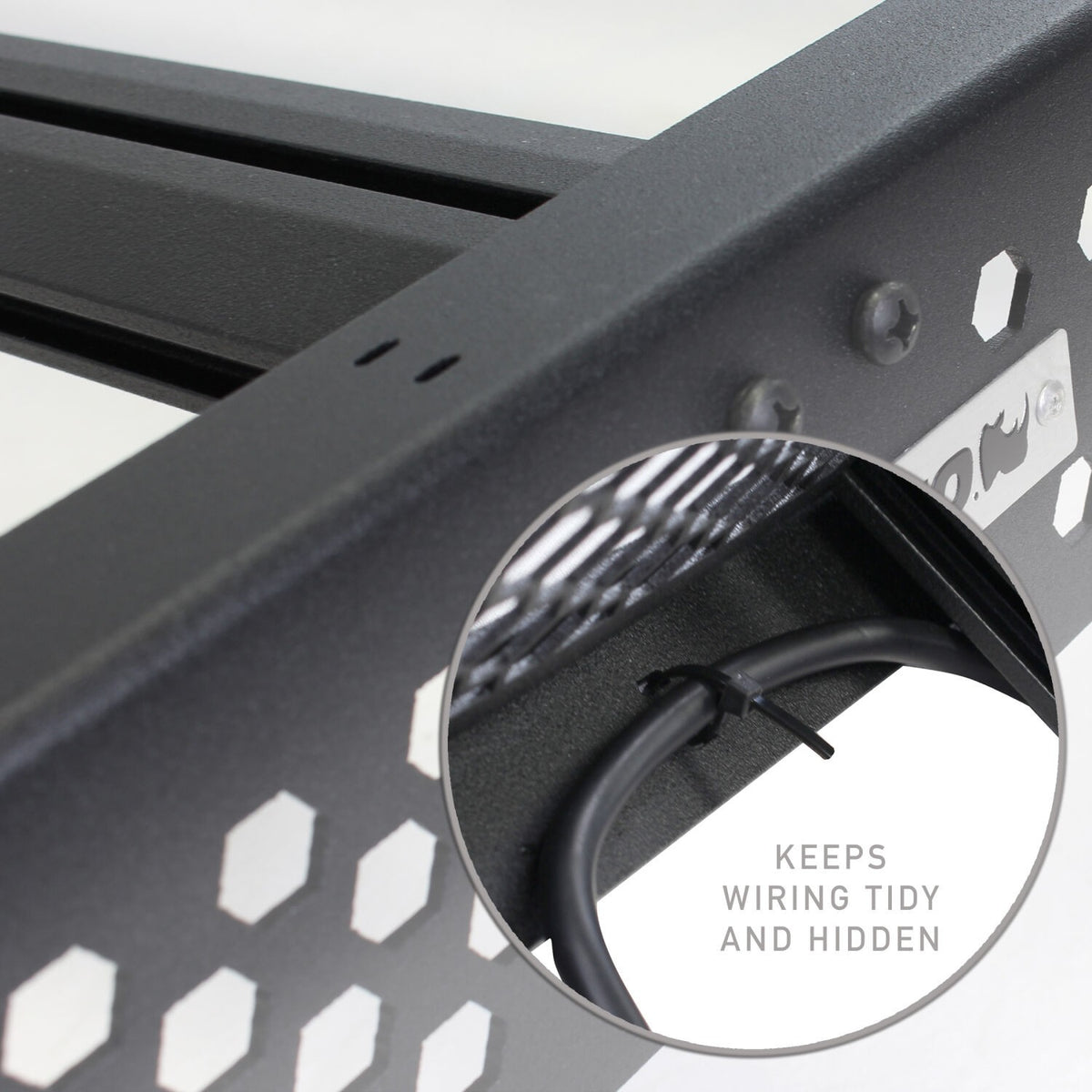 Ceros Low Profile Roof Rack Textured Black 2016-2023 Toyota Tacoma Go Rhino