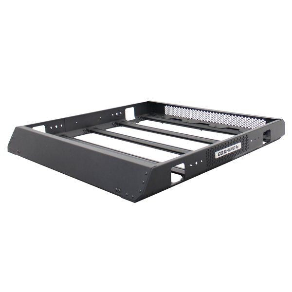 SRM400 Fabricated Customizable Steel Basket Roof Rack Textured Black Go Rhino