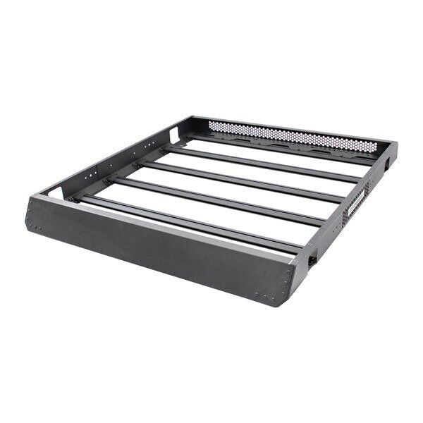 SRM400 Fabricated Customizable Steel Basket Roof Rack Textured Black Go Rhino