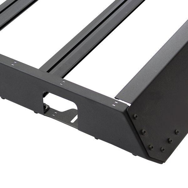 SRM400 Fabricated Customizable Steel Basket Roof Rack Textured Black Go Rhino