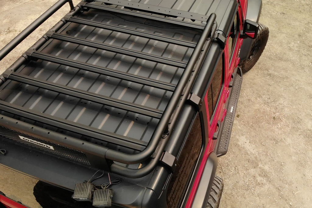 SRM600 Tubular Basket Style Roof Rack Textured Black Go Rhino
