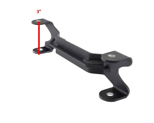XRS to SRM Connector Bracket Kit Textured Black Go Rhino
