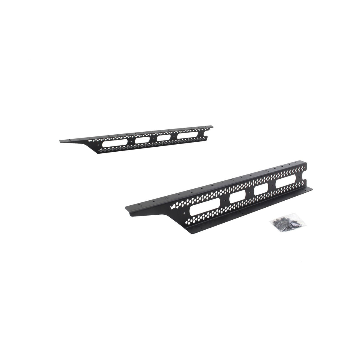 XRS Cab Overhang Mount Kit For 55 Inch Rack Textured Black Go Rhino