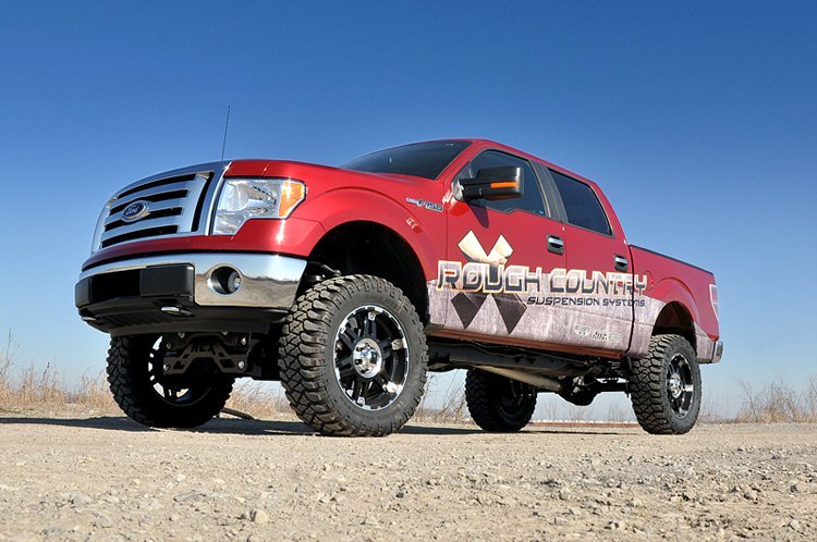 6 Inch Suspension Lift Kit Lifted N3 Struts & V2 Shocks 09-10 F-150 4WD Rough Country