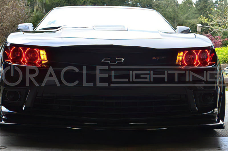 Oracle Chevrolet Camaro Non-RS 14-15 LED Dual Halo Kit Round Style - White