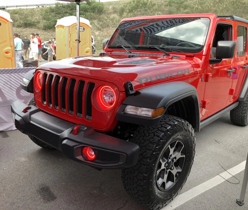 Oracle Jeep Wrangler JL/Gladiator JT LED Surface Mount Fog Light Halo Kit - White