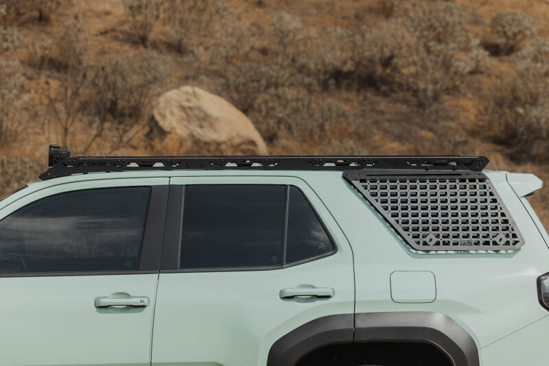 DV8 Offroad 25-26 Toyota 4Runner Exterior Window Molle for DV8 Offroad Roof Rack - Driver