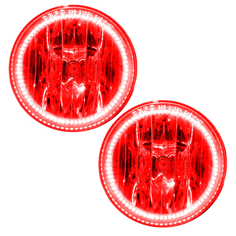 Oracle 12-16 Chevrolet Sonic LED Fog Light Halo Kit - Red