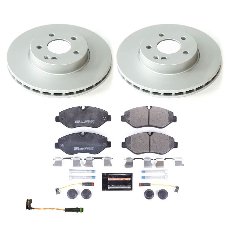 Power Stop 16-19 Mercedes-Benz Metris Front Euro-Stop Brake Kit
