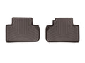 WeatherTech 2019+ Audi Q5 Rear 2nd Row (2-Piece Floor Liner)- Cocoa