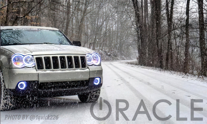 Oracle Jeep Grand Cherokee 05-10 Halo Kit - ColorSHIFT w/ Simple Controller