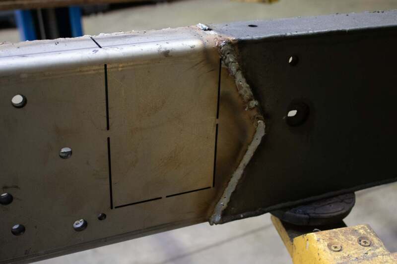 Rust Buster Center Frame Section Right Side