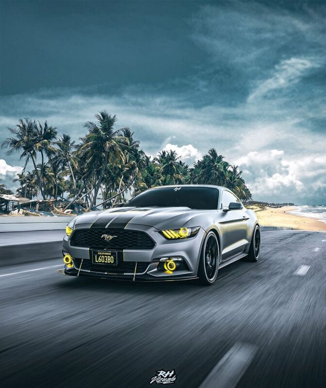 Oracle 15-17 Ford Mustang V6/GT/Shelby DRL w/ Halo Kit - ColorSHIFT w/ Simple Controller