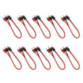 DS18 Level 1 RCA Y Connector 1 Female to 2 Male 10 x Pack