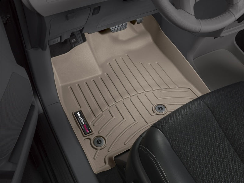 WeatherTech 13+ Toyota Sienna Front FloorLiner - Tan