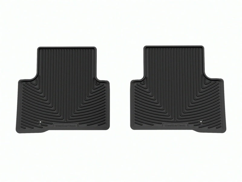 WeatherTech 13-18 Hyundai Santa Fe / 2019 Santa Fe XL Rear All-Weather Floor Mats - Black