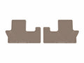 WeatherTech 24-26 Hyundai Santa Fe 2nd Row Rear All-Weather Floor Mats - Tan