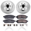 Power Stop 06-08 Lincoln Mark LT Front Z17 Coated Brake Kit