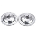 Power Stop 03-11 Ford Crown Victoria Rear Evolution Drilled & Slotted Rotors - Pair
