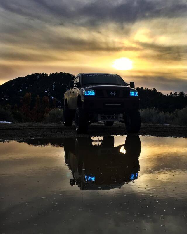Oracle Nissan Titan 08-15 Halo Kit - ColorSHIFT w/o Controller
