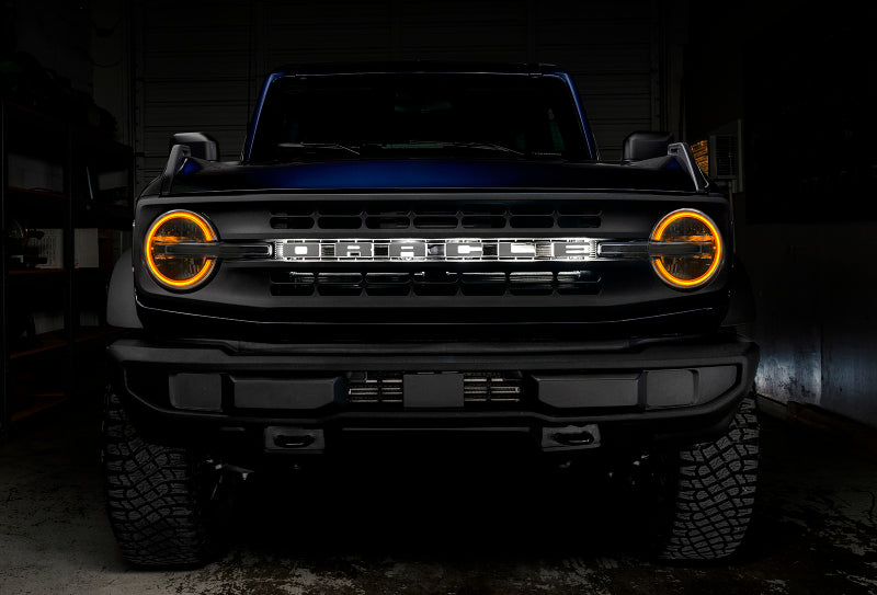 Oracle 2021 Ford Bronco DRL Upgrade w/ Halo Kit - ColorSHIFT w/ No Controller
