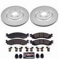 Power Stop 11-12 Ford Taurus Front Z23 Coated Brake Kit