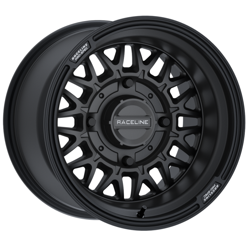 Raceline A13B Omega 15x7in/4x156 BP / 10mm Offset /132.5mm Bore - Satin Black Wheel