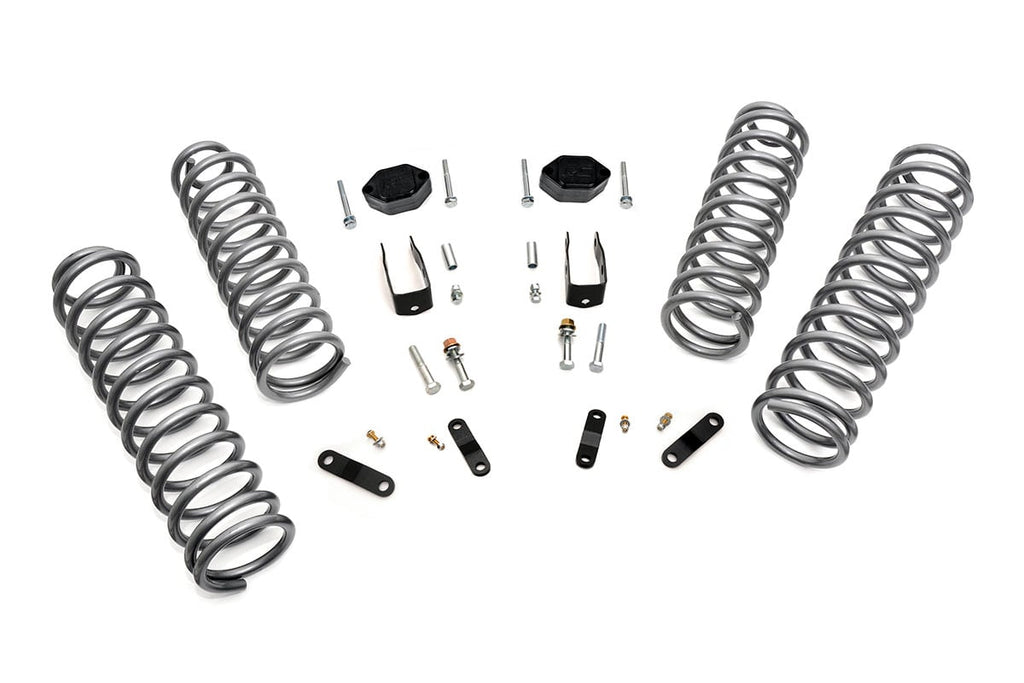 2.5 Inch Lift Kit Coils No Shocks Jeep Wrangler JK 4WD (2007-2018) Rough Country