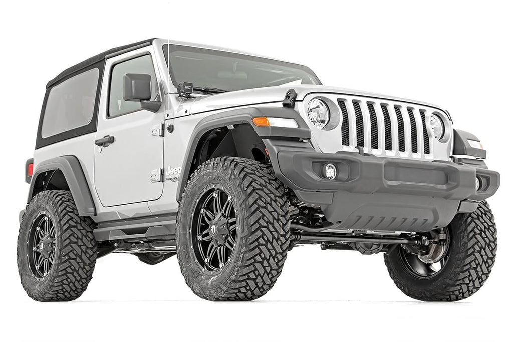 3.5 Inch Lift Kit C/A Drop FR D/S Jeep Wrangler JL 4WD (2018-2023) Rough Country