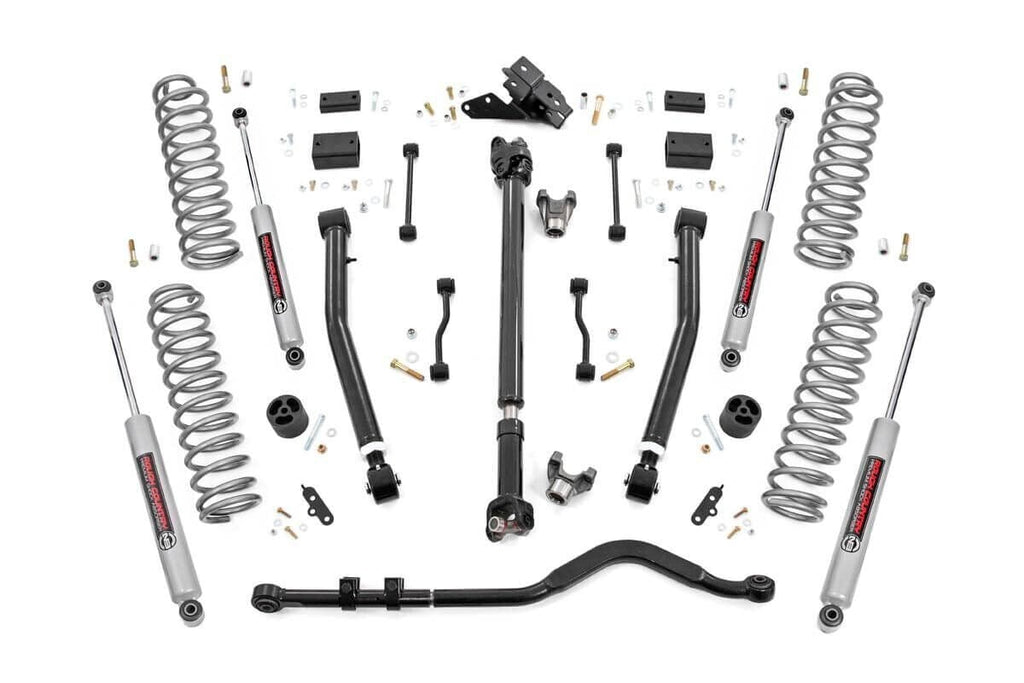 3.5 Inch Lift Kit Adj Lower FR D/S Jeep Wrangler JL 4WD (2018-2023) Rough Country