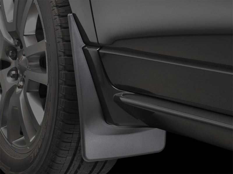 WeatherTech 13-16 GMC Acadia Denali No Drill Mudflaps - Black