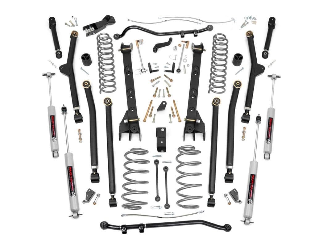 6 Inch Lift Kit Long Arm Jeep Wrangler Unlimited 4WD (2004-2006) Rough Country