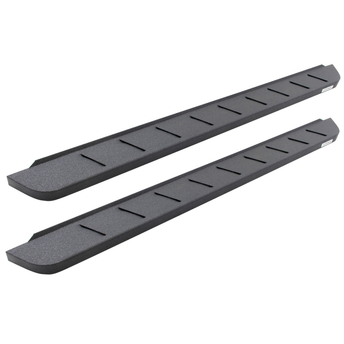 RB10 Running Boards With Mounting Brackets & 2 Pairs of Drop Steps Kit Protective Bedliner Coating 2019-2026 Sierra 1500 2020-2026 Sierra 2500/3500 HD Go Rhino