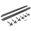 RB10 Slim Line Running Boards With Mounting Brackets Curved  Textured Black 2021-2025 Ford Bronco 4 Door Go Rhino