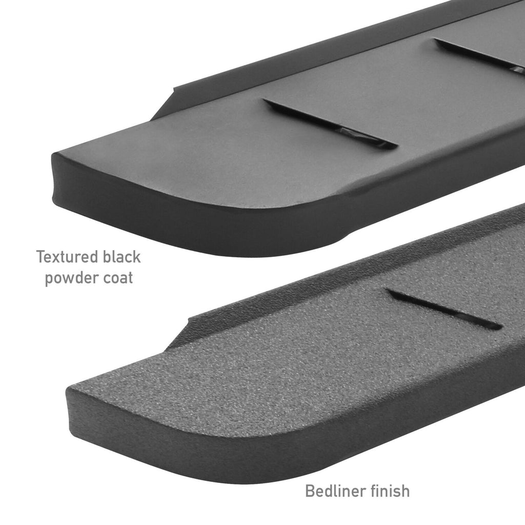RB10 Running Boards With Mounting Brackets Textured Black 2019-2026 Ram 1500 Go Rhino