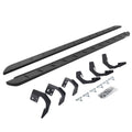 RB10 Slim Line Running Boards With Mounting Brackets Curved Textured Black 2019-2026 Ram 1500 Crew Cab Go Rhino